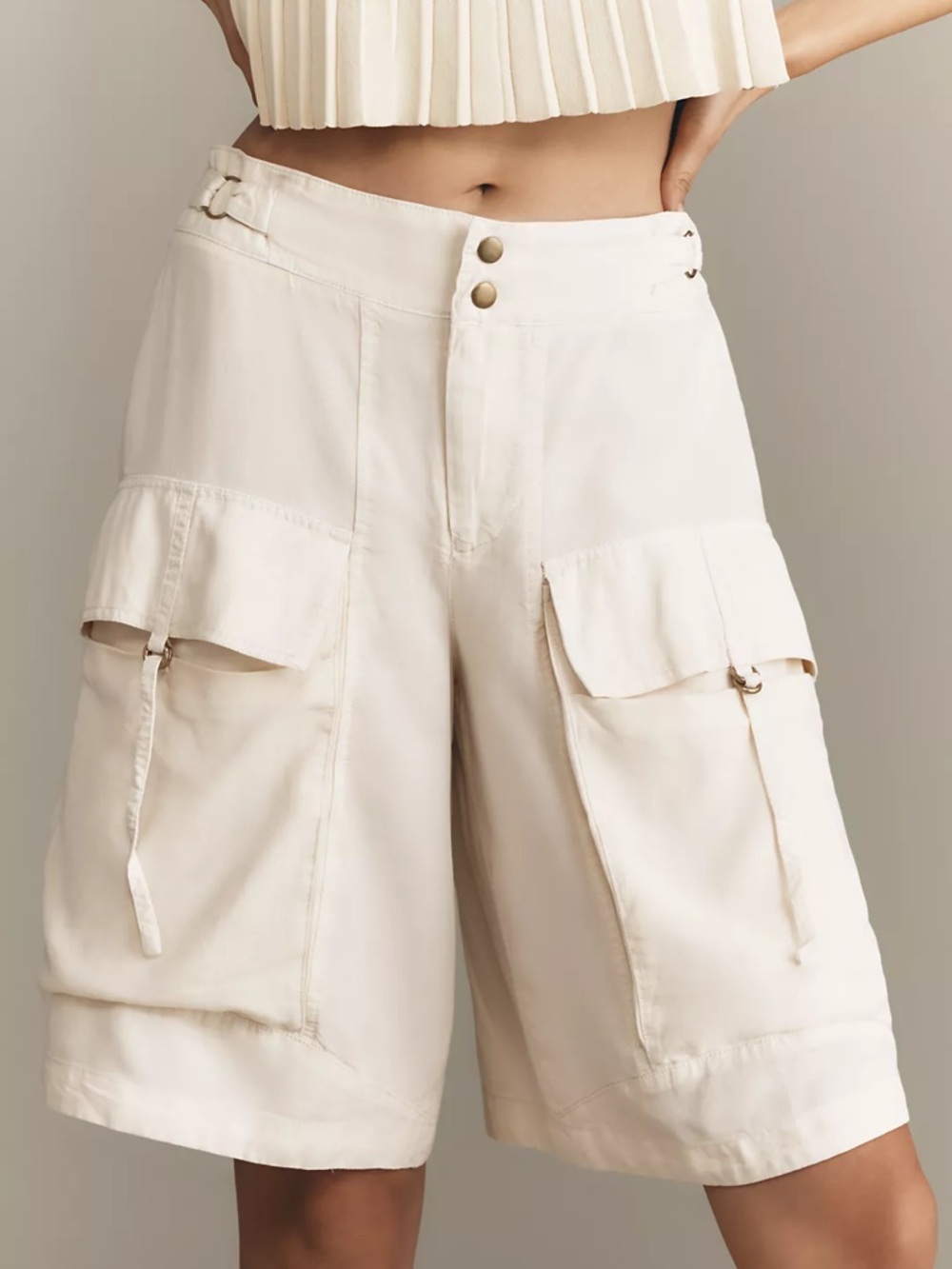 Anthropologie Safari Bermuda Shorts